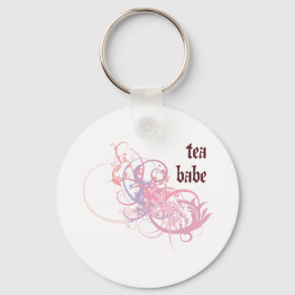 Tea Babe Key Ring
