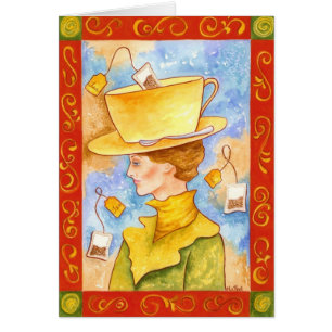 Tea Bag Lady Note Card