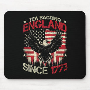 Tea Bagging England Since 1773 4th Of July Vintage Mouse Mat