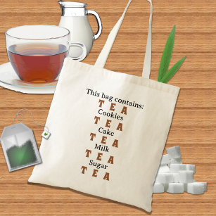 Tea Beverage Foodie Tote Bag