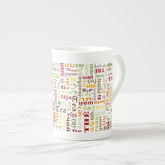 Tea Bone China Mug (Front Right)