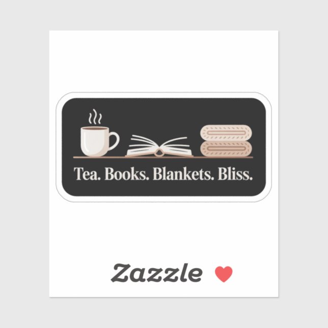 Tea Books Blankets Bliss – Cosy Reader (Sheet)