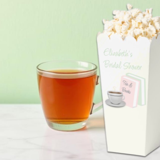 Tea & Books Bridal Shower Favour Box (Creator Uploaded)