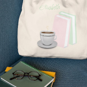 Tea & Books Bridal Shower Tote Bag
