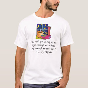 Tea & Books w Quote Kids EDUN LIVE Organic T T-Shirt