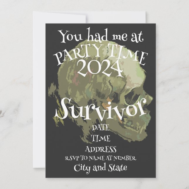 Tea Brunch Lunch Patio Garden 2024 Party Celebrate Invitation (Front)