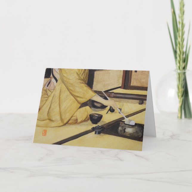 Tea Ceremony Closeup Card (Front)