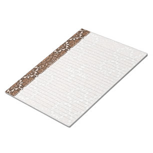 Tea Colour Kaleidoscope Pattern Notepad