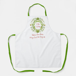 Tea Company Promotional Business Apron
