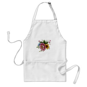 Tea Cup Bouquet  Standard Apron