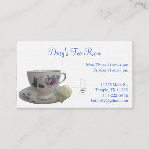 Tea Cup Business Card