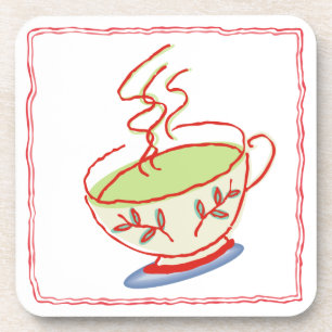 Tea Cup Coaster Set