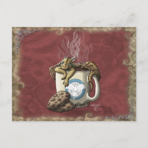 [Tea Cup Dragon] Coffee Postcard