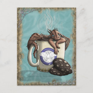 [Tea Cup Dragon] Mocha Postcard