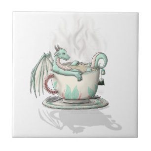 Tea Cup Dragons: Peppermint (Clear) Tile