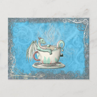 Tea Cup Dragons: Peppermint Postcard