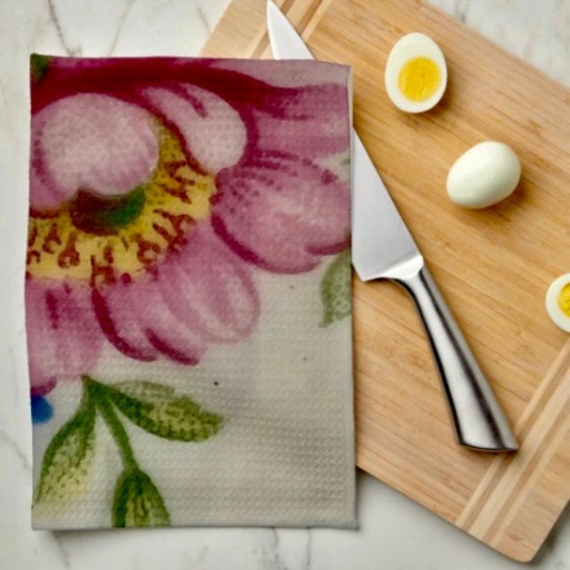 Tea Cup Floral Bouquet  Towel (Creator Uploaded)