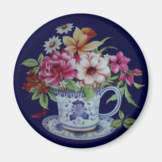 Tea cup magnet (Front)