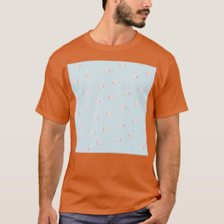 Tea Cup Mask Neck Gator Blue Teacups T-Shirt
