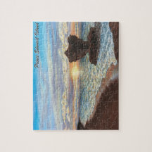 Tea Cup Rock Puzzle with Gift Box