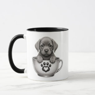 Tea Cup Silver Labrador Retriever Puppy