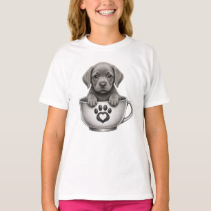 Tea Cup Silver Labrador Retriever Puppy  T-Shirt