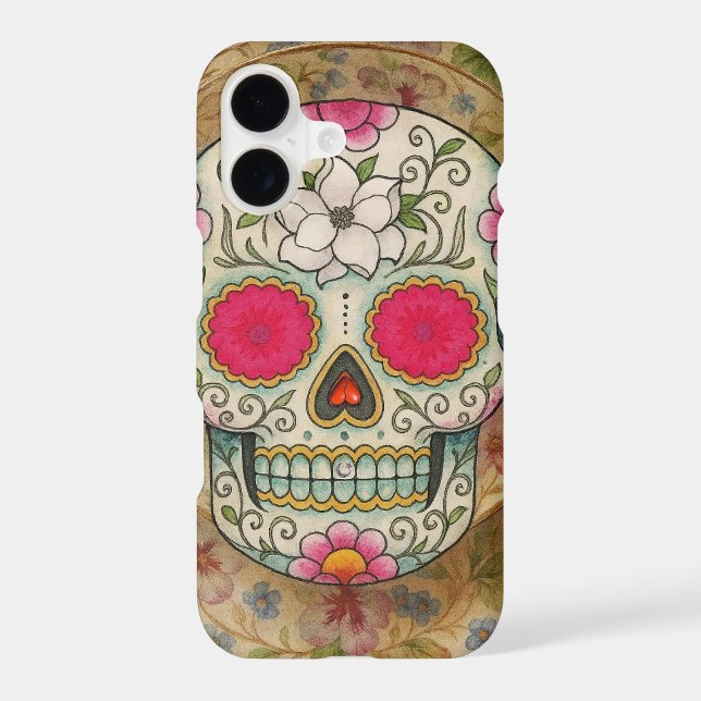 Tea Cup Sugar Skull (Back)