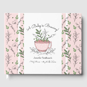 Tea Cup Tea Party Baby Shower Guest Book