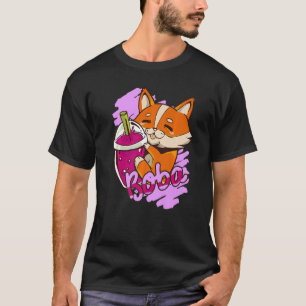 tea cute animation boba T-Shirt