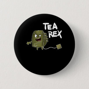 tea dinosaur 6 cm round badge