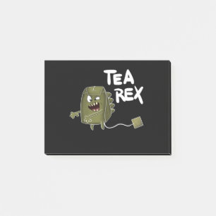 tea dinosaur post-it notes