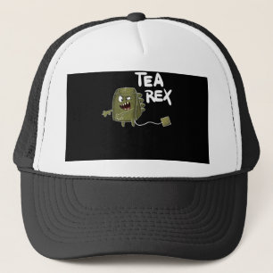 tea dinosaur trucker hat