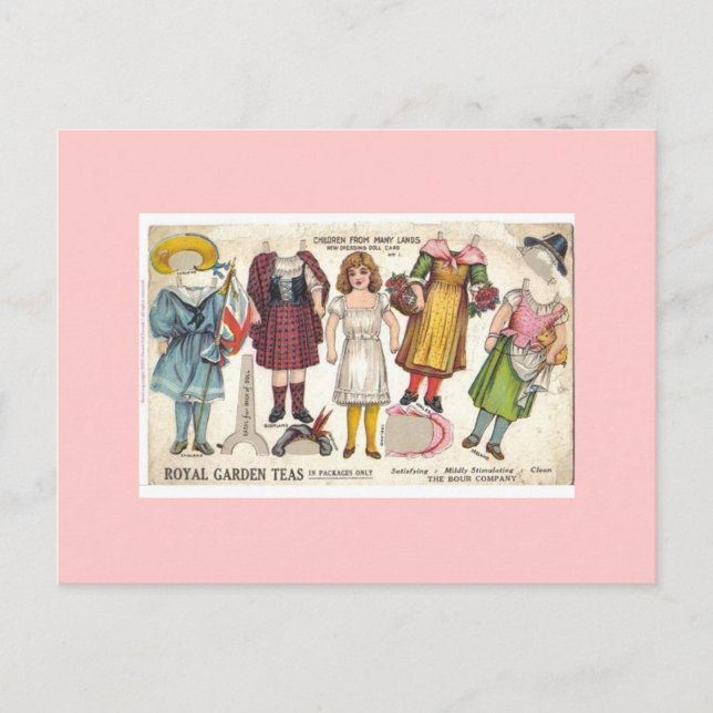 Tea Dolls Postcards (Front)