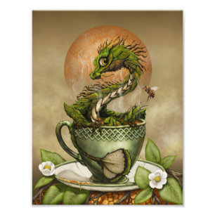 Tea Dragon 8.5x11 Print