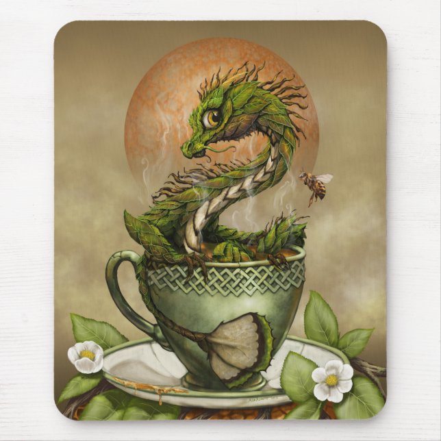 Tea Dragon Mouse Pad (Front)