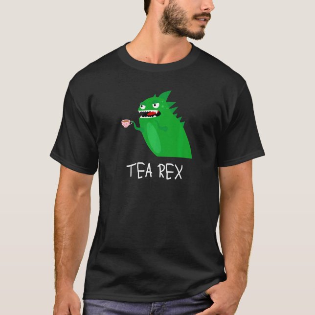 Tea Drinker  For Women  Tea Rex T-Shirt (Front)