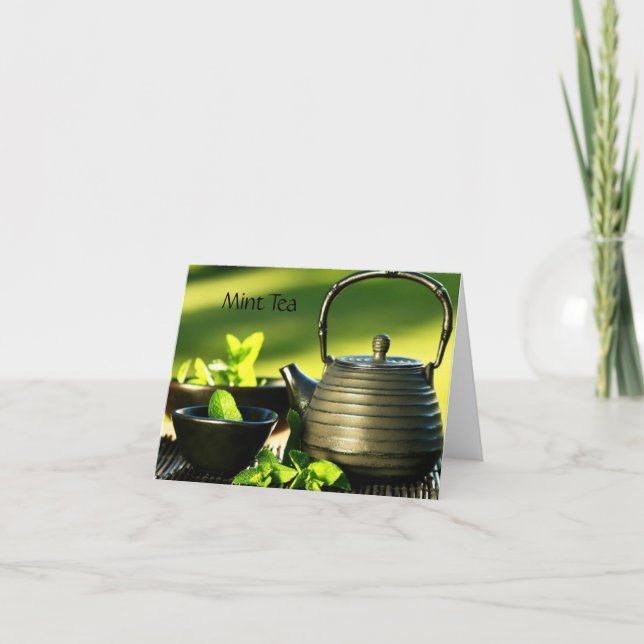 Tea Drinker Note Card (Front)