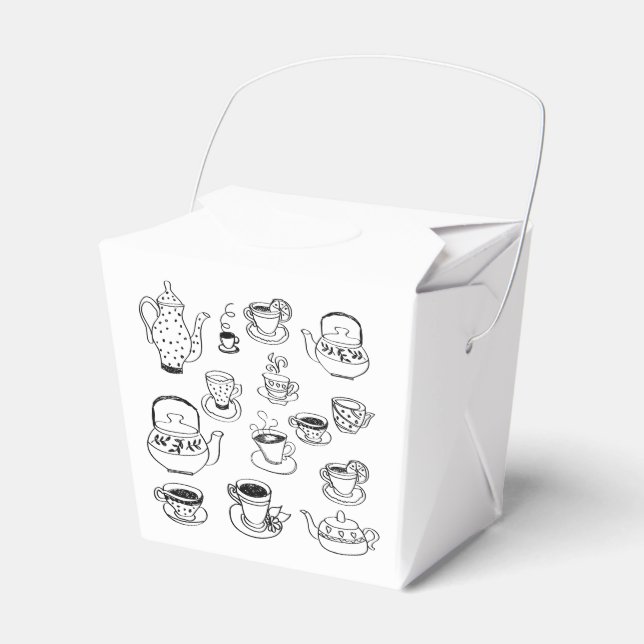 Tea Favour Box (Front Side)