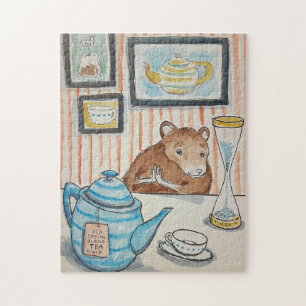 Tea For Mouse Jigsaw Puzzle