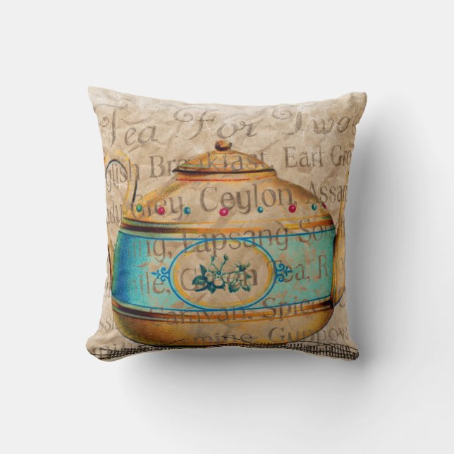 Tea For Two Cushion (Front)