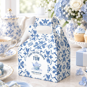 Tea for Two – Floral 2nd Birthday Party Favour Box