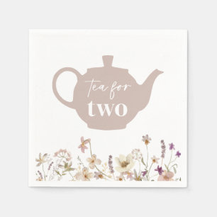 Tea For Two Floral Napkin