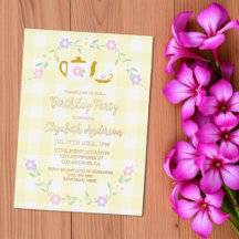 Tea for Two Girl 2nd Birthday