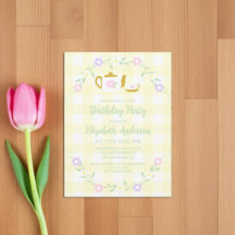 Tea for Two Girl 2nd Birthday
