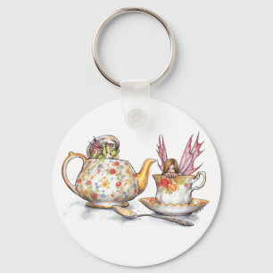 Tea for Two Keychain