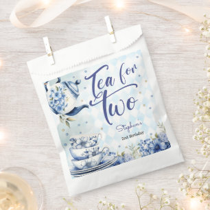 Tea for two, second birthday for kids favour bags