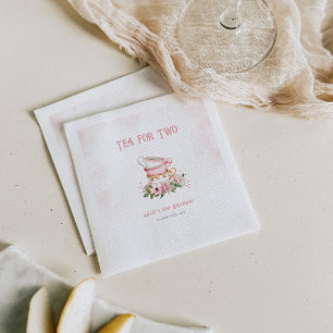 Tea For Two Teacups Theme  Napkin