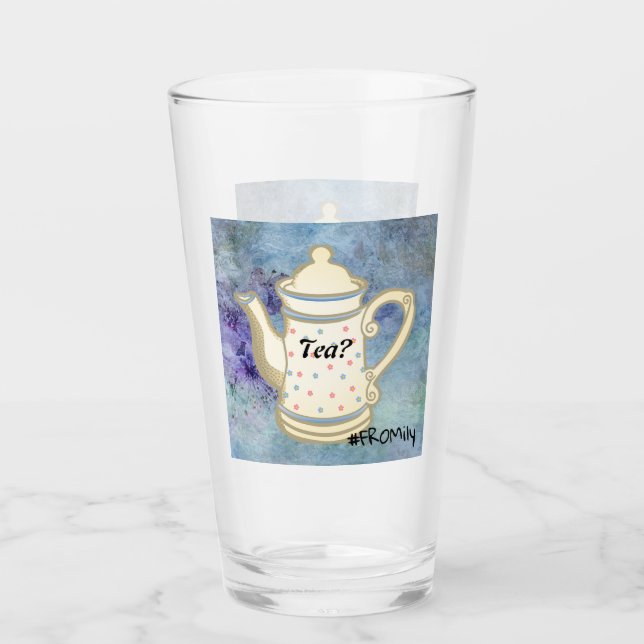 Tea? #FROMily From Fandom Liu Diner Design Glass (Front)