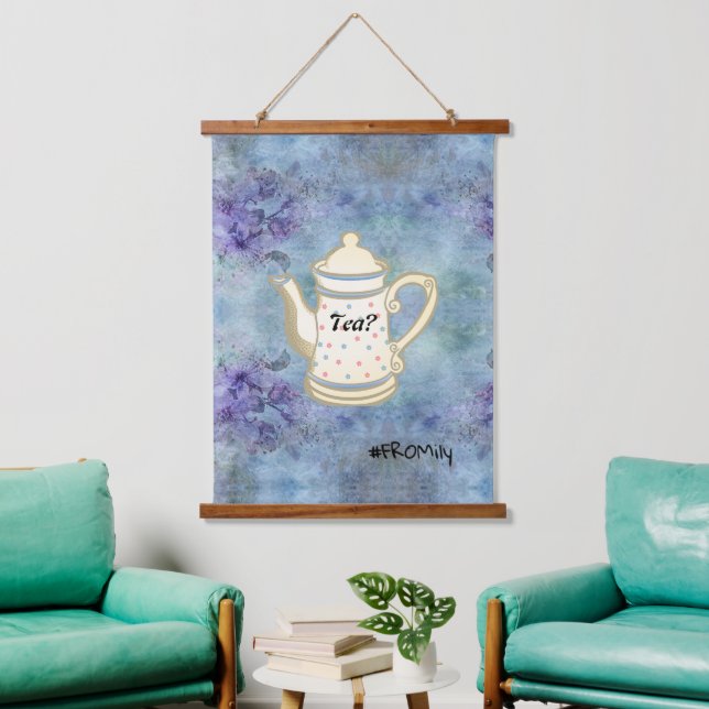 Tea? #FROMily From Fandom Liu Diner Design Hanging Tapestry (Living Room)