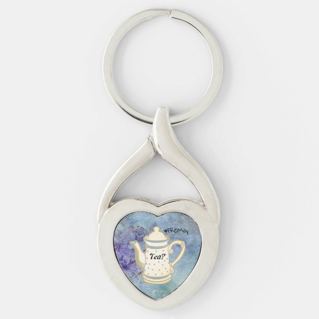 Tea? #FROMily From Fandom Liu Diner Design Key Ring (Front)